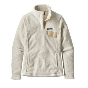 Patagonia Cream Fleece Pullover Sweatshirt